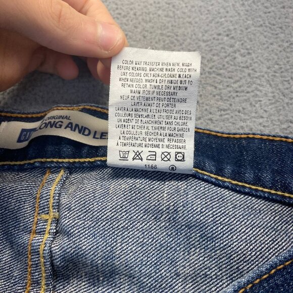 Gap Jeans Womens 2 Boot Cut Long‎ Lean Mid Rise Dark Wash Denim Stretch 30x29 - Picture 7 of 9